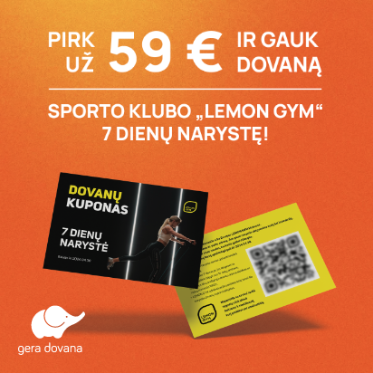 Pirk ir gauk dovanų