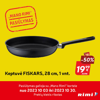 „MANO RIMI“ PASIŪLYMAS