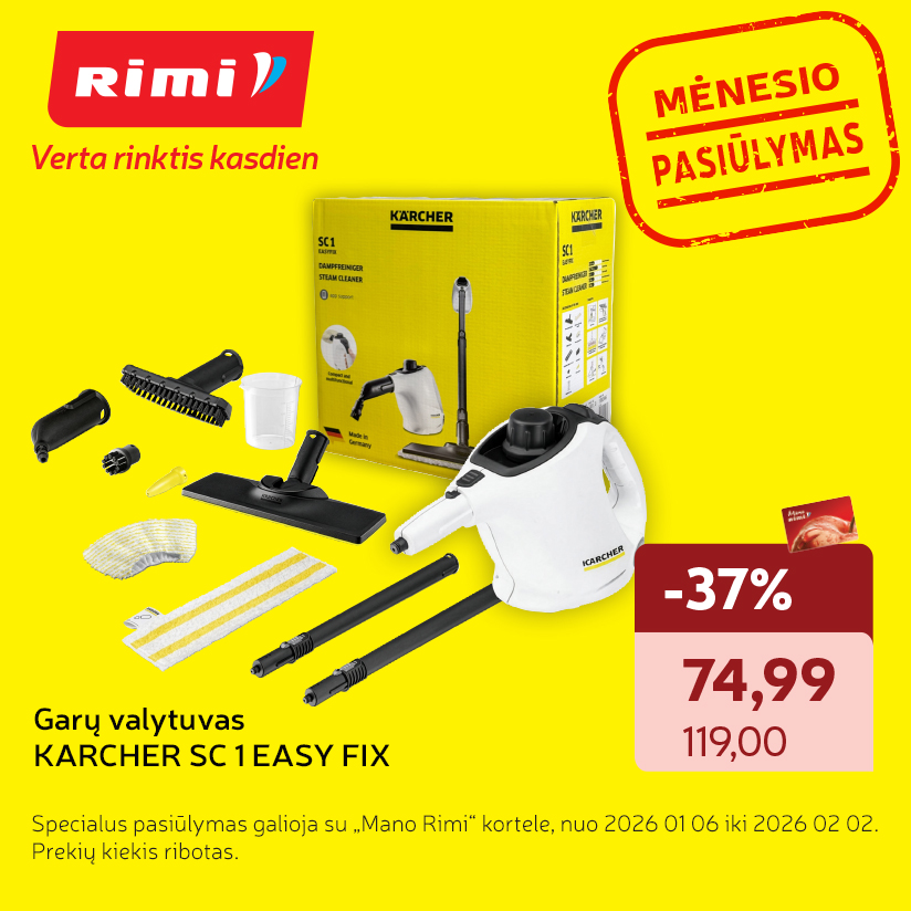 RIMI | MĖNESIO PASIŪLYMAS