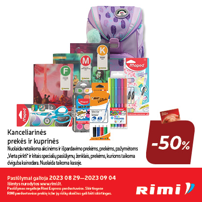 RIMI | MOKYKLINĖS PREKĖS PIGIAU