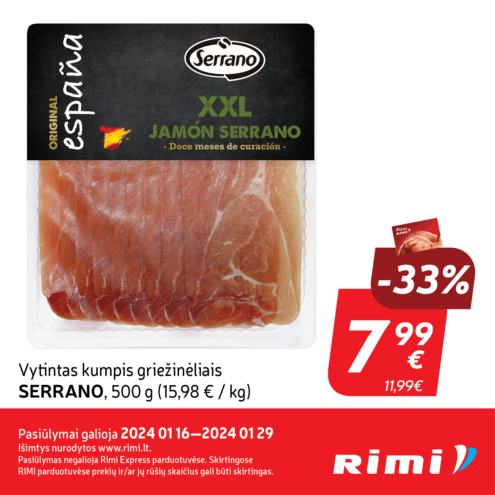 RIMI | GEROS KAINOS PAŽADAS