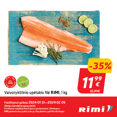 RIMI | GEROS KAINOS PAŽADAS