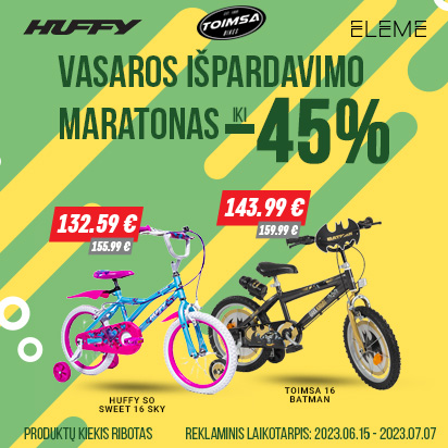 Vasaros išpardavimo maratonas iki -45%