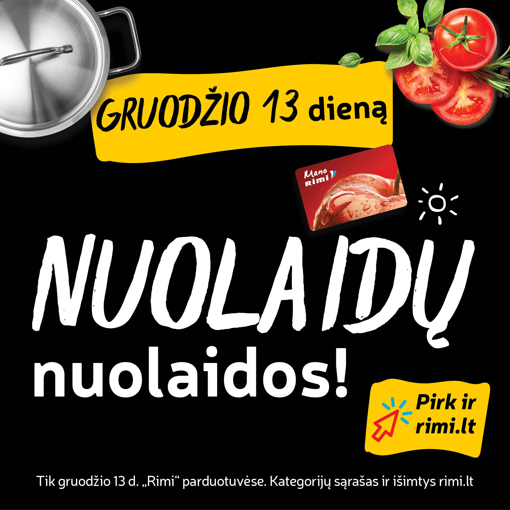 RIMI | NUOLAIDŲ NUOLAIDOS