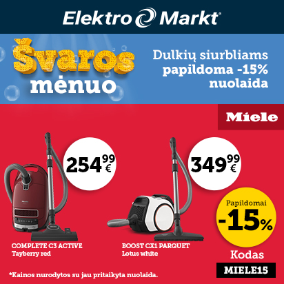 Švaros mėnuo Elektromarkt!