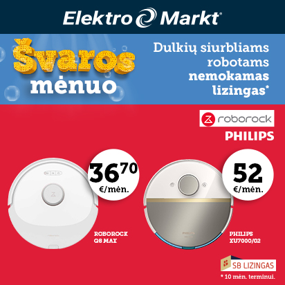 Švaros mėnuo Elektromarkt!