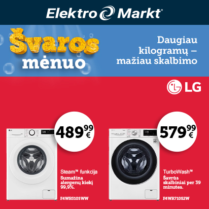 Švaros mėnuo Elektromarkt!
