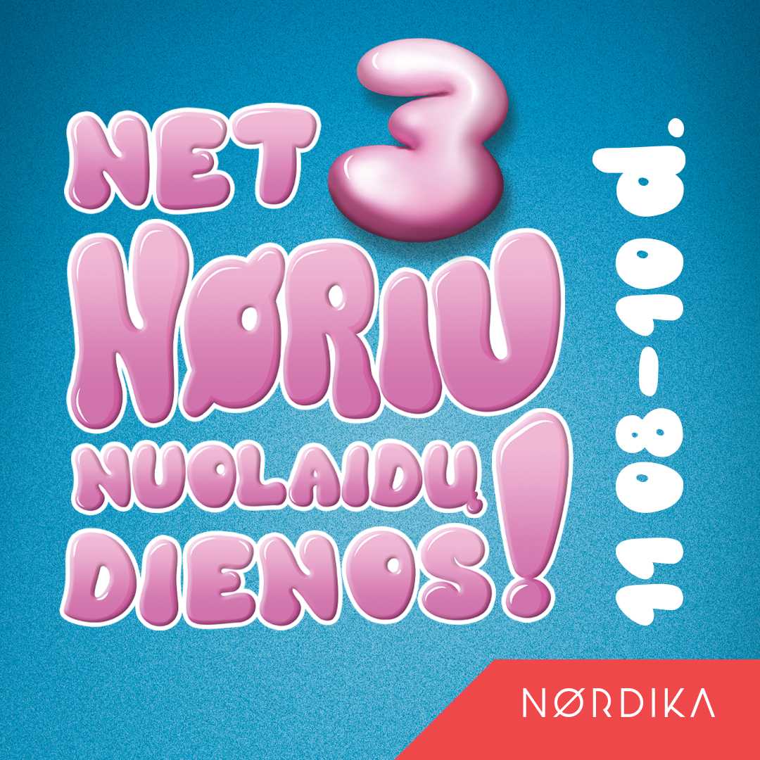 Noriu Nuolaidų savaitgalis 11.08-10