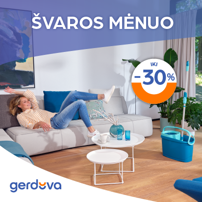 ŠVAROS MĖNUO. Nuolaidos iki -30%