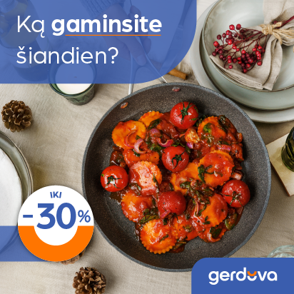 Ką gaminsite šiandien? Nuolaidos iki -30%