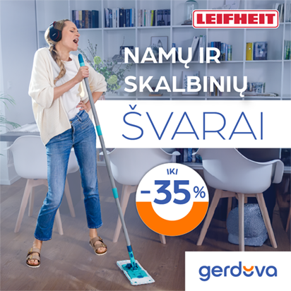 Namų ir skalbinių švarai! Iki -35%