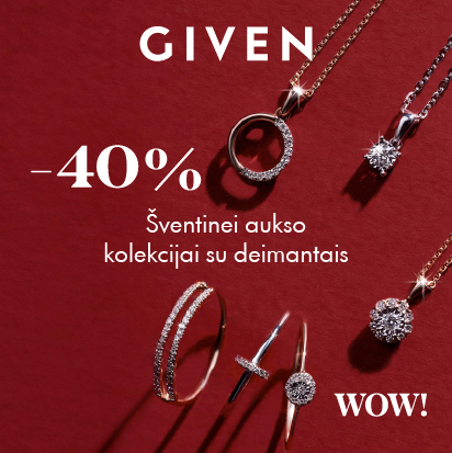 Šventinei aukso kolekcijai su deimantais -40%