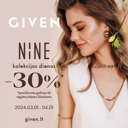 NINE juvelyrikai  -30%