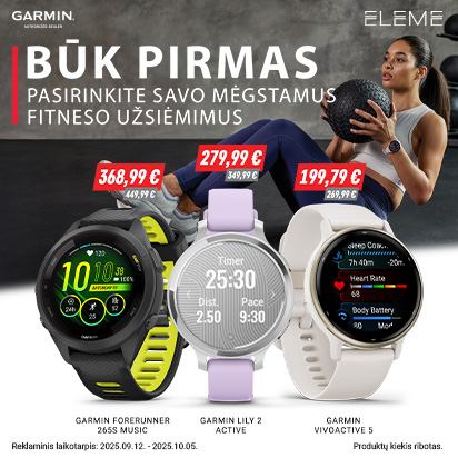 BŪK PIRMAS! pasirinkite savo mėgstamus fitneso užsiėmimus.