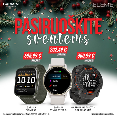 PASIRUOŠKITE ŠVENTĖMS!