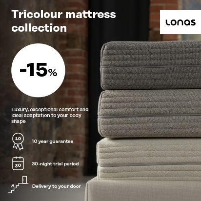 Trispalvė čiužinių kolekcija –15 %