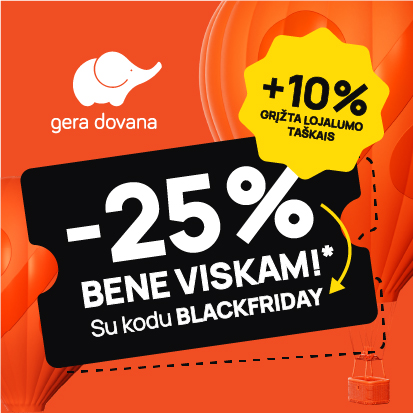 ‘-25 % NUOLAIDA BENE VISKAM!