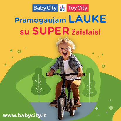 Pramogaujam lauke su SUPER žaislais!