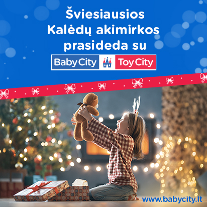 Šviesiausios Kalėdų akimirkos prasideda su BabyCity/ToyCity!