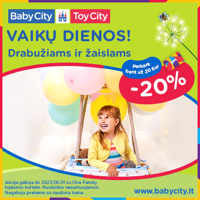 Vaikų dienos prasideda su BabyCity/ToyCity!