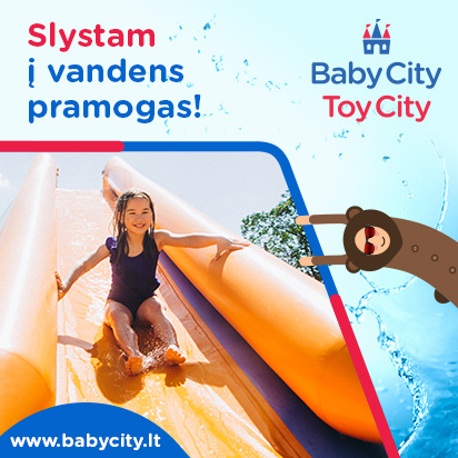 Slystam į vandens pramogas!