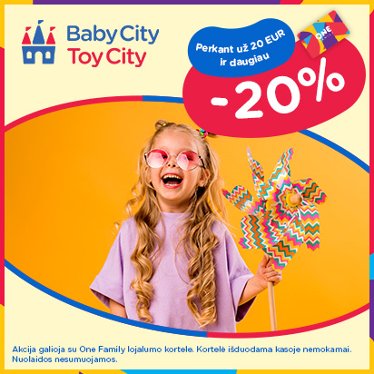 NØRIU nuolaidų savaitgalis BabyCity/ToyCity