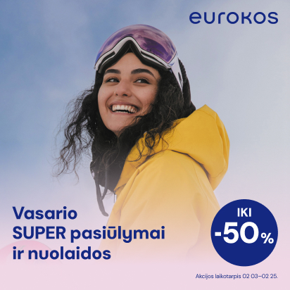 Vasario SUPER pasiūlymai ir nuolaidos iki -50%!