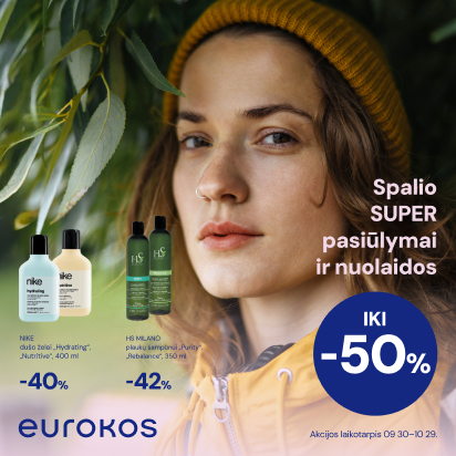 Spalio SUPER pasiūlymai ir nuolaidos!