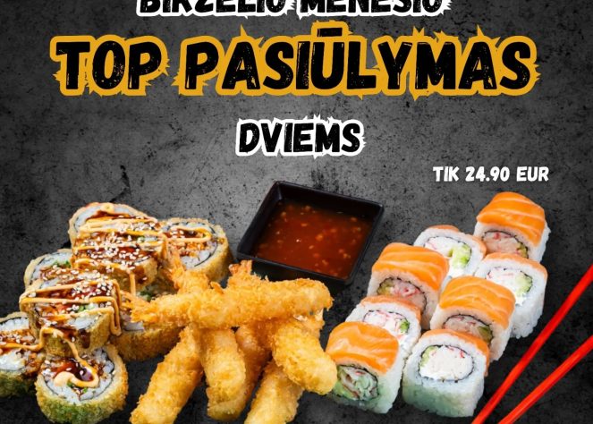 Birželio TOP rinkinys dviems!