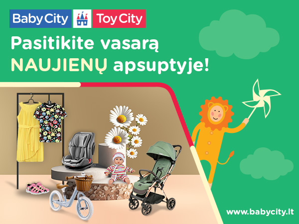 Pasitikite vasarą naujienų apsuptyje!