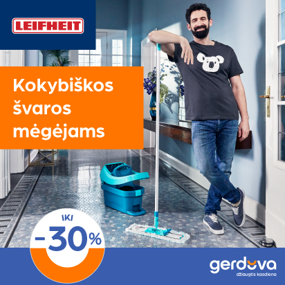 Leifheit – kokybiškos švaros mėgėjams!
