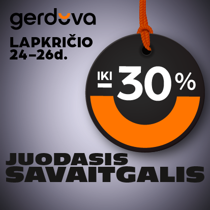 JUODASIS SAVAITGALIS Gerduvoje!