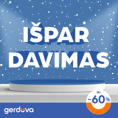 IŠPARDAVIMAS IKI -60 %