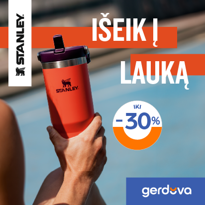 Išeik į lauką! Stanley gertuvėms iki -30 %