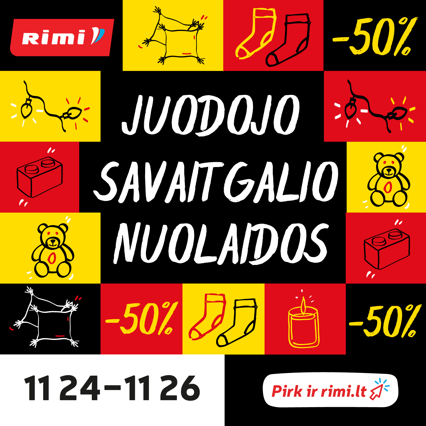 RIMI | JUODASIS SAVAITGALIS