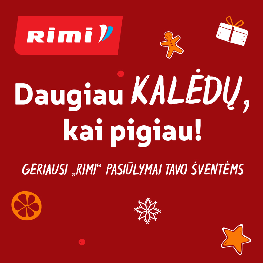 RIMI | DAUGIAU KALĖDŲ, KAI PIGIAU!