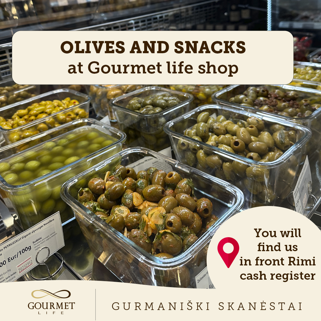 Alyvuogės – Gourmet life parduotuvėje