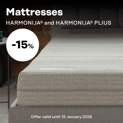 Čiužiniams HARMONIJA® ir HARMONIJA® PLIUS -15%