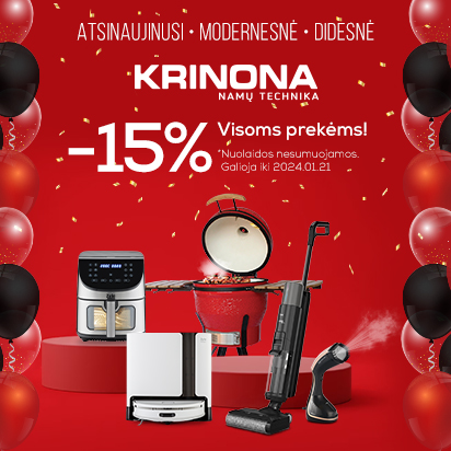 Krinona parduotuvė atsinaujino!