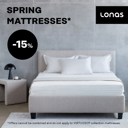 Spyruokliniams čiužiniams* -15%