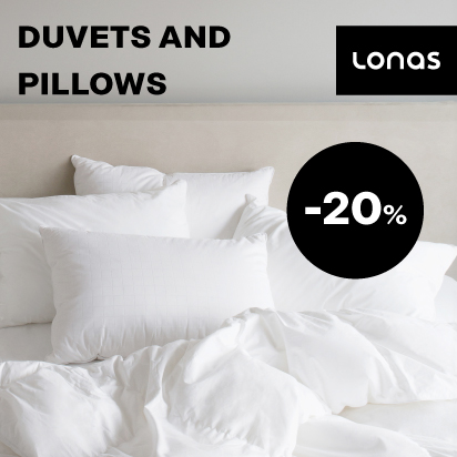 Antklodėms ir pagalvėms –20%
