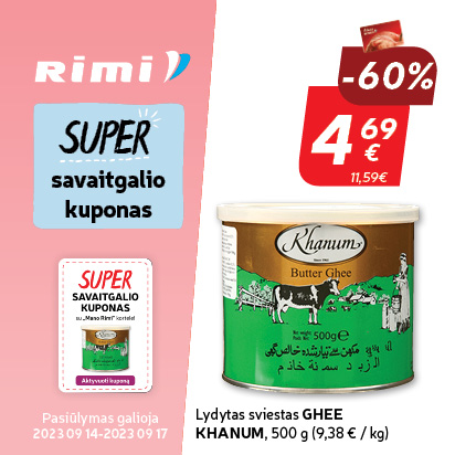 RIMI | SUPER SAVAITGALIO KUPONAS