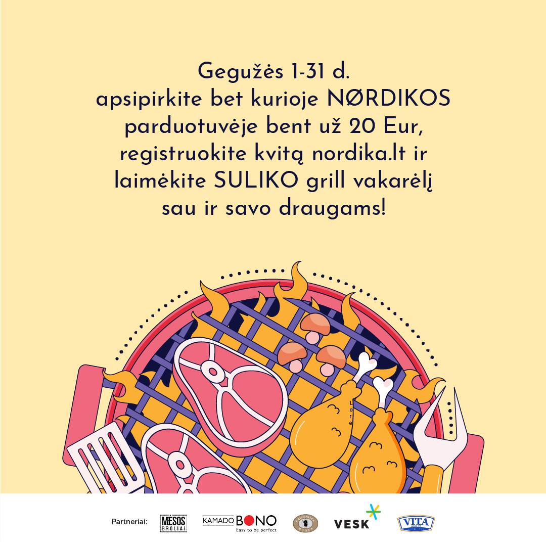 Laimėk grill vakarėlį!