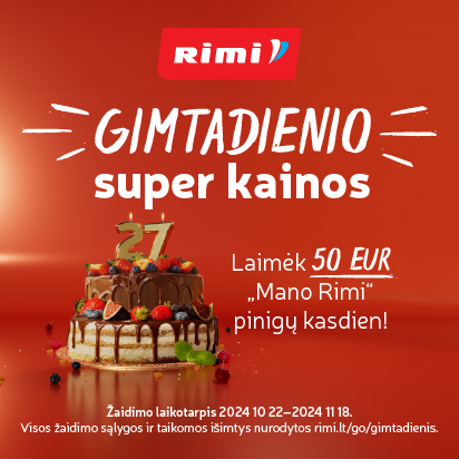RIMI | GIMTADIENIO SUPER KAINOS