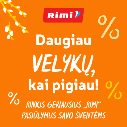 RIMI | DAUGIAU VELYKŲ