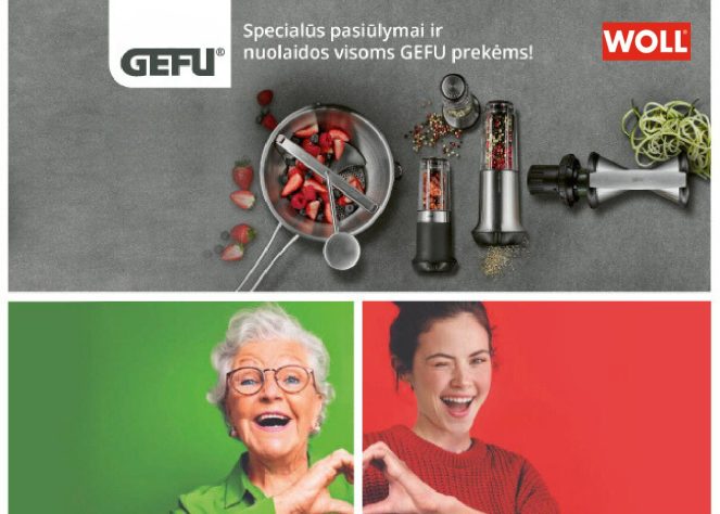 GEFU gimtadienis! Specialūs pasiūlymai ir nuolaidos visoms GEFU prekėms!
