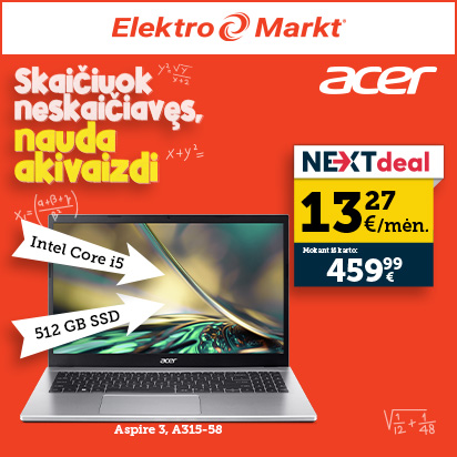 Acer Aspire kompiuteris superkaina