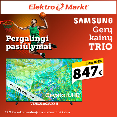 „Samsung“ gerų kainų Trio!
