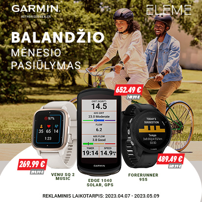 Balandžio mėnėsio pasiūlymas