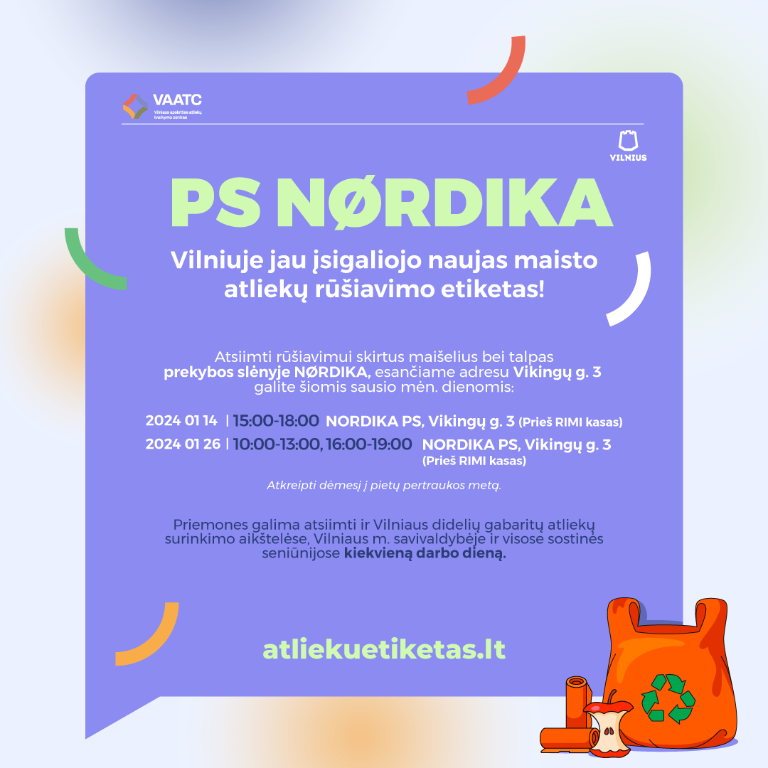 Maisto atliekų rūšiavimas